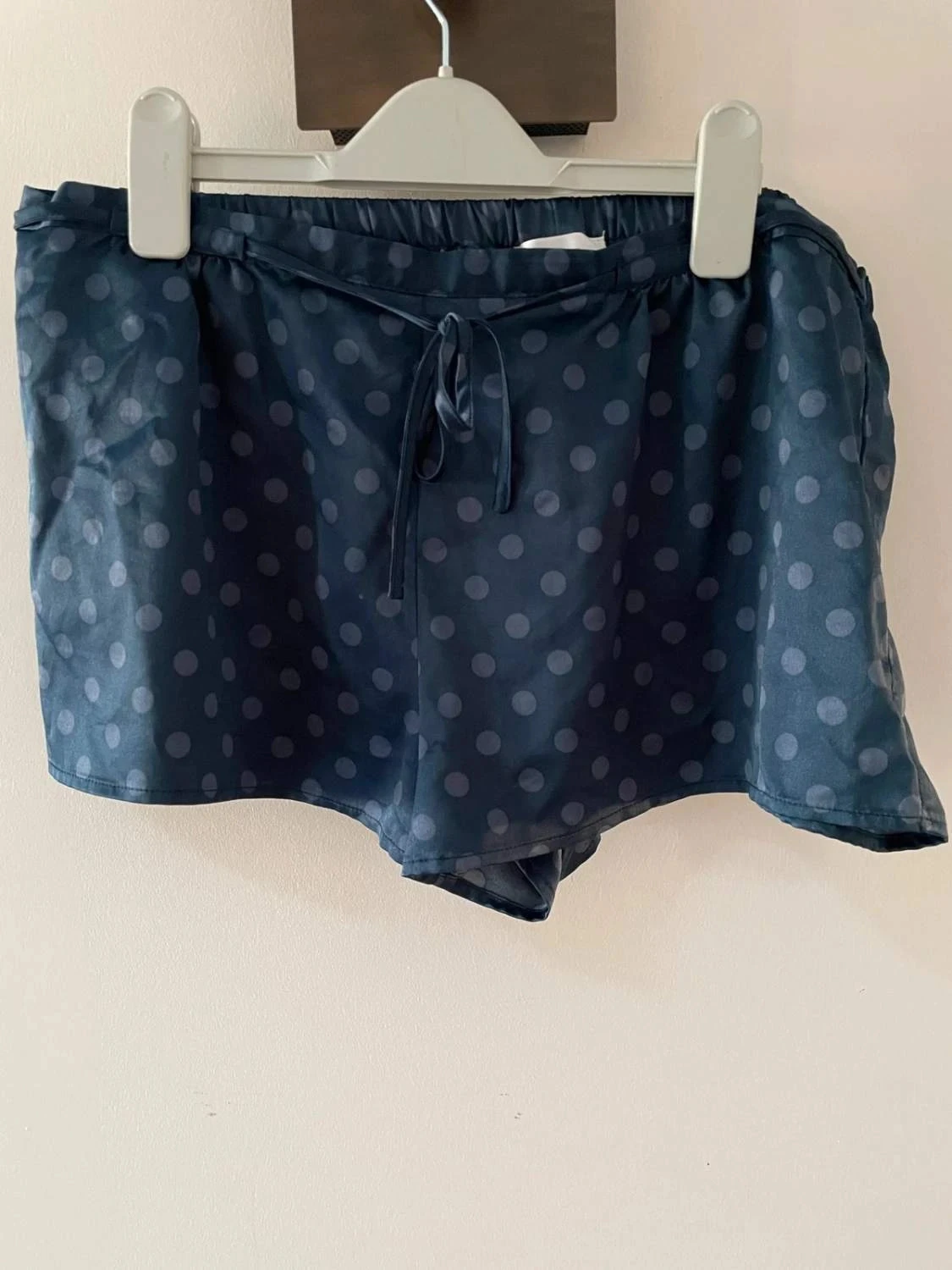 Short pyjama Etam pois bleu T44 lingerie nuit